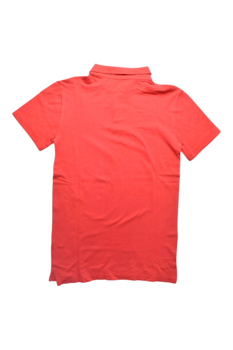 A Red Short Sleeve Polos from Crewcuts in size 14Y for boy. (Back View)