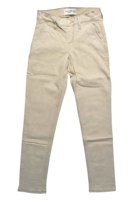 A Beige Casual Pants from Abercrombie  in size 9Y for boy. (Front View)