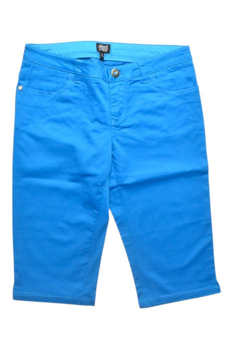 A Blue Shorts from Armani in size 12Y for boy. (Front View)