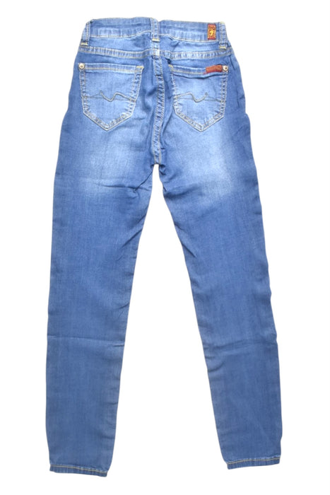 A Blue Jeans from 7 For All Mankind in size 8Y for boy. (Back View)