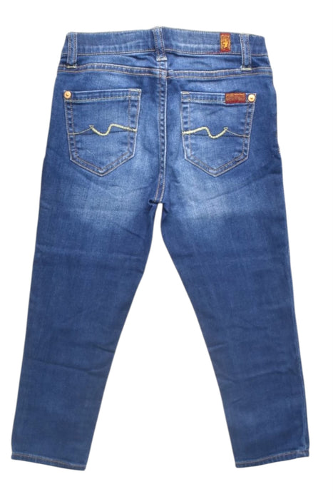 A Blue Jeans from 7 For All Mankind in size 6T for girl. (Back View)