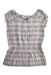 A Grey Sleeveless Tops from Bonpoint in size 4T for girl. (Front View)