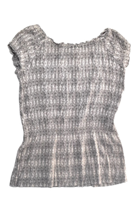 A Grey Sleeveless Tops from Bonpoint in size 4T for girl. (Back View)
