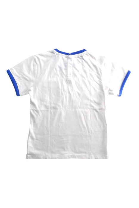 A White Short Sleeve T Shirts from Oaks of Acorn in size 6T for boy. (Back View)