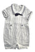 A Grey Short Sleeve Rompers from Nicholas & Bears in size 6-12M for boy. (Front View)