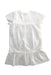 A White Short Sleeve Dresses from ADE.C in size 6T for girl. (Back View)
