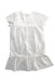 A White Short Sleeve Dresses from ADE.C in size 6T for girl. (Back View)
