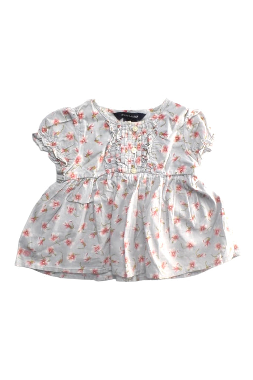 A Multicolour Short Sleeve Dresses from Ralph Lauren in size 6-12M for girl. (Front View)