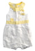 A White Sleeveless Rompers from Nicholas & Bears in size 3-6M for girl. (Front View)