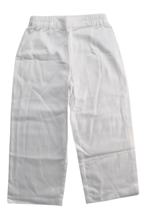 A White Casual Pants from Nicholas & Bears in size 4T for girl. (Front View)