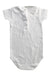 A White Short Sleeve Bodysuits from Bonpoint in size 3-6M for girl. (Back View)