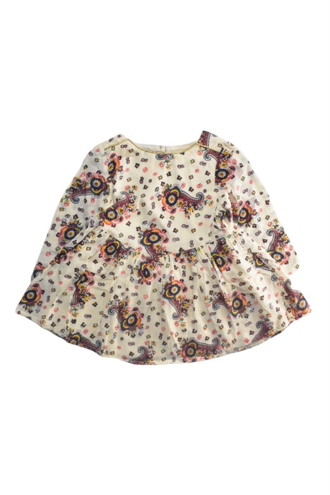 A Multicolour Long Sleeve Dresses from Simple Kids in size 2T for girl. (Front View)