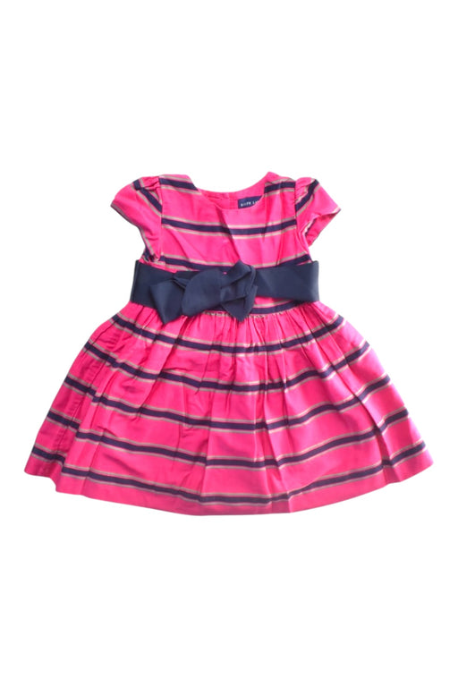 A Pink Short Sleeve Dresses from Ralph Lauren in size 6-12M for girl. (Front View)