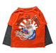 A Orange Long Sleeve T Shirts from La Compagnie des Petits in size 3T for boy. (Front View)