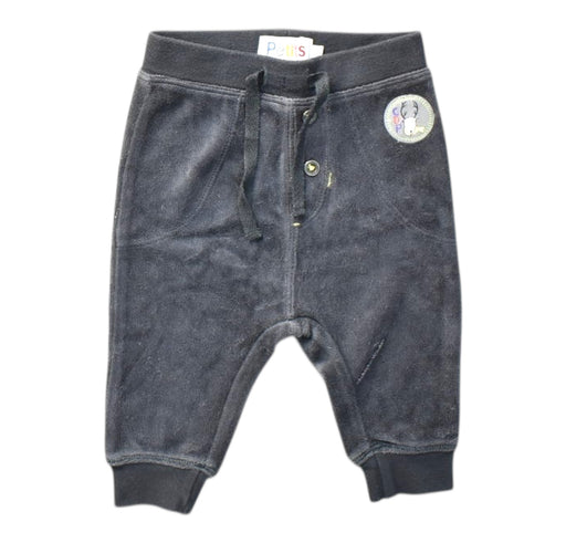 A Black Casual Pants from La Compagnie des Petits in size 3-6M for boy. (Front View)