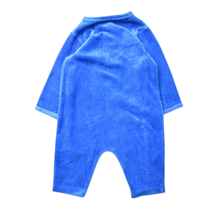 A Blue Jumpsuits from La Compagnie des Petits in size 3-6M for boy. (Back View)