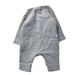 A Grey Long Sleeve Rompers from La Compagnie des Petits in size 3-6M for boy. (Back View)