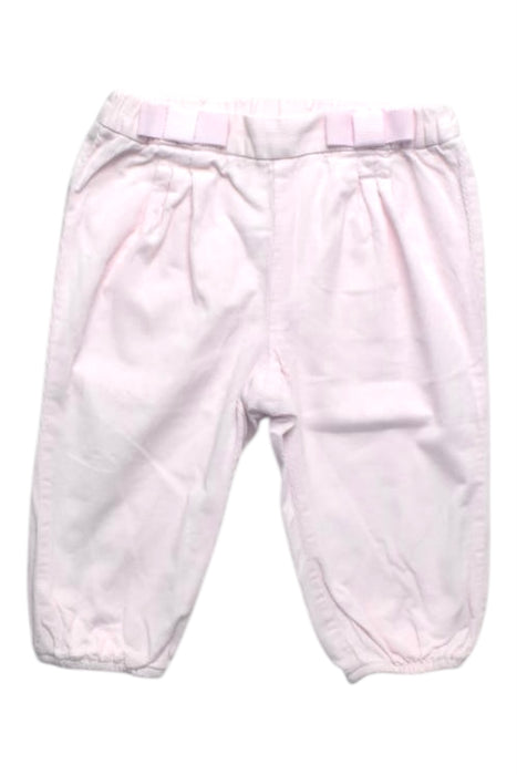 A Pink Casual Pants from Jacadi in size 6-12M for girl. (Front View)