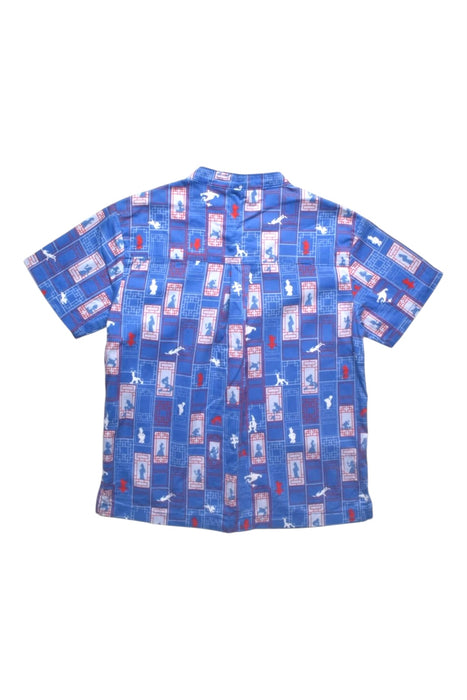 A Blue Short Sleeve Shirts from Disney X Elly in size 6T for boy. (Back View)