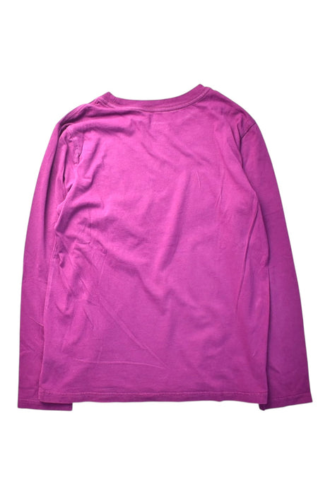 A Purple Long Sleeve T Shirts from Roots in size 9Y for girl. (Back View)
