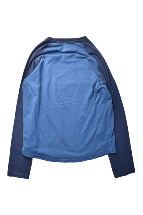 A Blue Long Sleeve T Shirts from Roots in size 9Y for boy. (Back View)