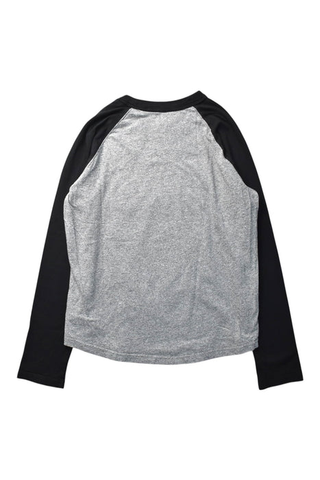 A Grey Long Sleeve T Shirts from Roots in size 9Y for boy. (Back View)