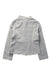A Grey Lightweight Jackets from Gianfranco Ferre Kids in size 6T for girl. (Back View)
