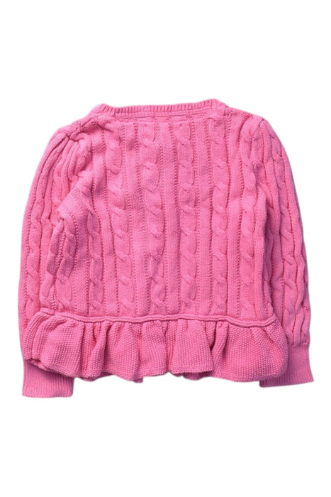 A Pink Cardigans from Polo Ralph Lauren in size 3T for girl. (Back View)