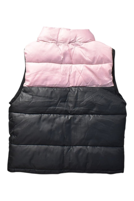 A Pink Outerwear Vests from DKNY in size 5T for girl. (Back View)