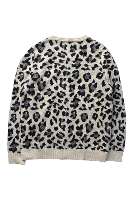 A Beige Cardigans from Seed in size 5T for girl. (Back View)