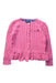 A Pink Cardigans from Polo Ralph Lauren in size 6T for girl. (Front View)