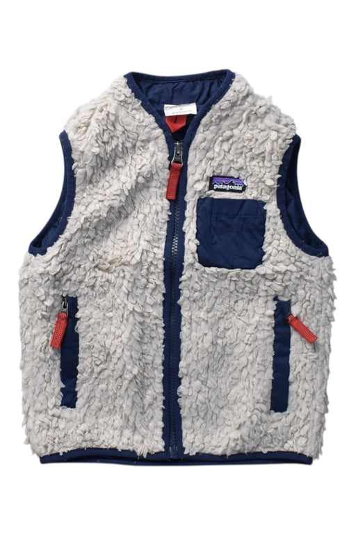 A Blue Outerwear Vests from Patagonia in size 3T for boy. (Front View)