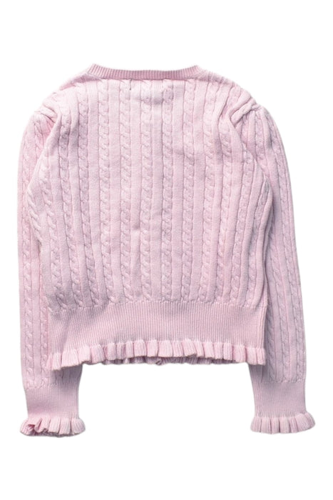 A Pink Cardigans from Polo Ralph Lauren in size 5T for girl. (Back View)