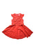A Red Sleeveless Dresses from Nicholas & Bears in size 4T for girl. (Front View)