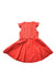 A Red Sleeveless Dresses from Nicholas & Bears in size 4T for girl. (Back View)