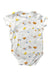 A Multicolour Short Sleeve Bodysuits from Bout'Chou in size 6-12M for boy. (Back View)