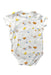 A Multicolour Short Sleeve Bodysuits from Bout'Chou in size 6-12M for boy. (Back View)