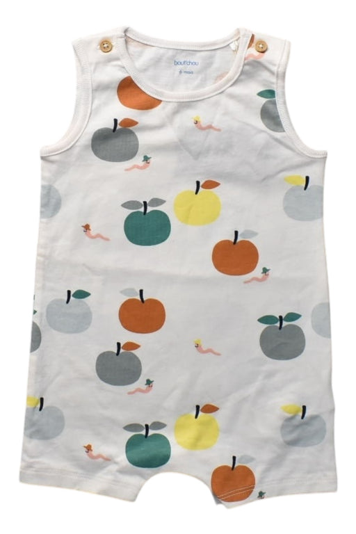 A Multicolour Sleeveless Rompers from Bout'Chou in size 3-6M for boy. (Front View)