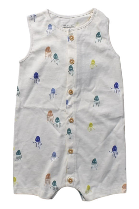 A Multicolour Sleeveless Rompers from Bout'Chou in size 6-12M for boy. (Front View)