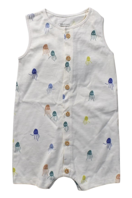 A Multicolour Sleeveless Rompers from Bout'Chou in size 6-12M for boy. (Front View)