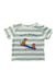 A Green Short Sleeve T Shirts from Bout'Chou in size 6-12M for boy. (Front View)