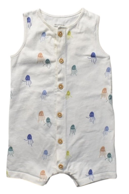 A Multicolour Sleeveless Rompers from Bout'Chou in size 6-12M for boy. (Front View)
