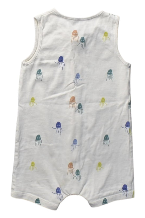 A Multicolour Sleeveless Rompers from Bout'Chou in size 6-12M for boy. (Back View)