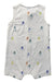 A Multicolour Sleeveless Rompers from Bout'Chou in size 6-12M for boy. (Back View)
