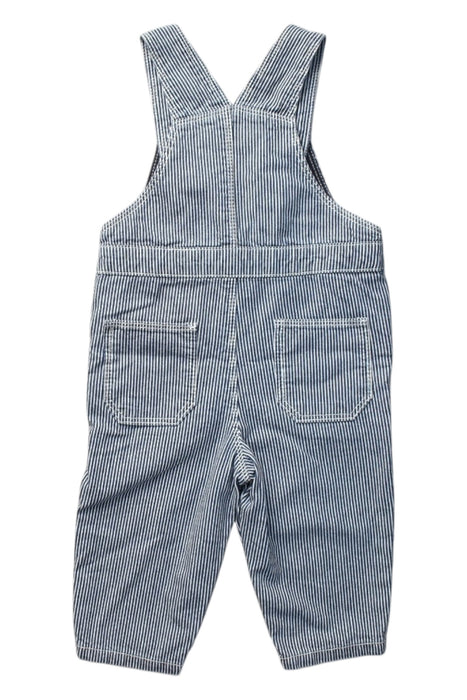 A Blue Long Overalls from Cyrillus in size 3-6M for boy. (Back View)