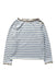 A Blue Long Sleeve Tops from Cyrillus in size 6T for girl. (Front View)