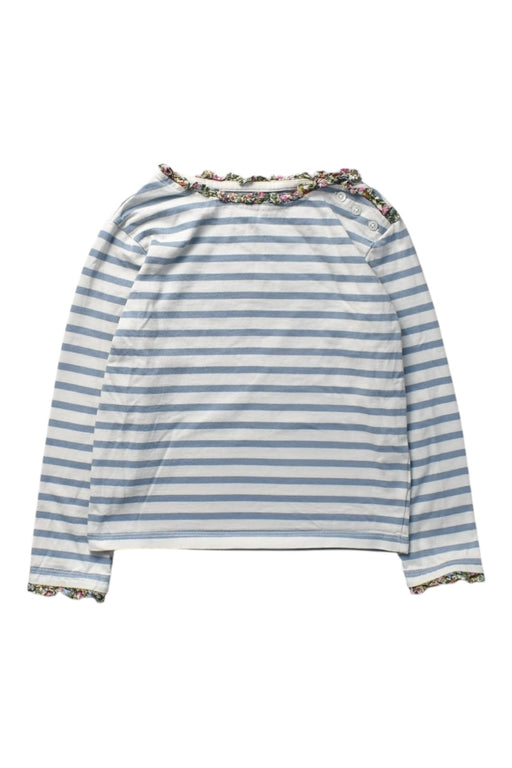 A Blue Long Sleeve Tops from Cyrillus in size 6T for girl. (Front View)