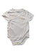 A Beige Short Sleeve Bodysuits from Bout'Chou in size 6-12M for boy. (Front View)