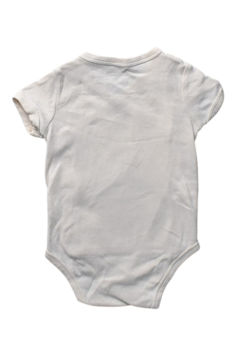 A Beige Short Sleeve Bodysuits from Bout'Chou in size 6-12M for boy. (Back View)