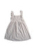 A Beige Sleeveless Dresses from Lililotte in size 6T for girl. (Front View)